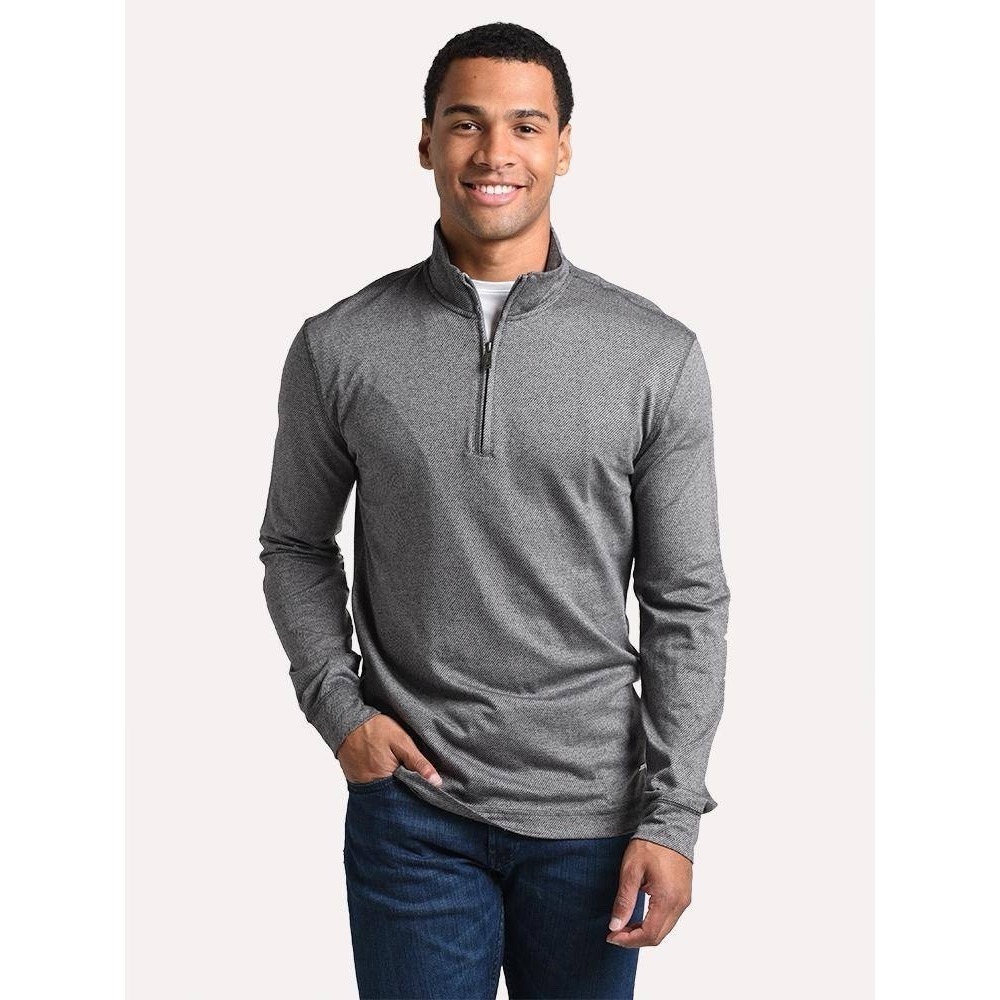 Rodd & Gunn Grey Quarter Zip‎ Pullover Size XL Made in Turkey